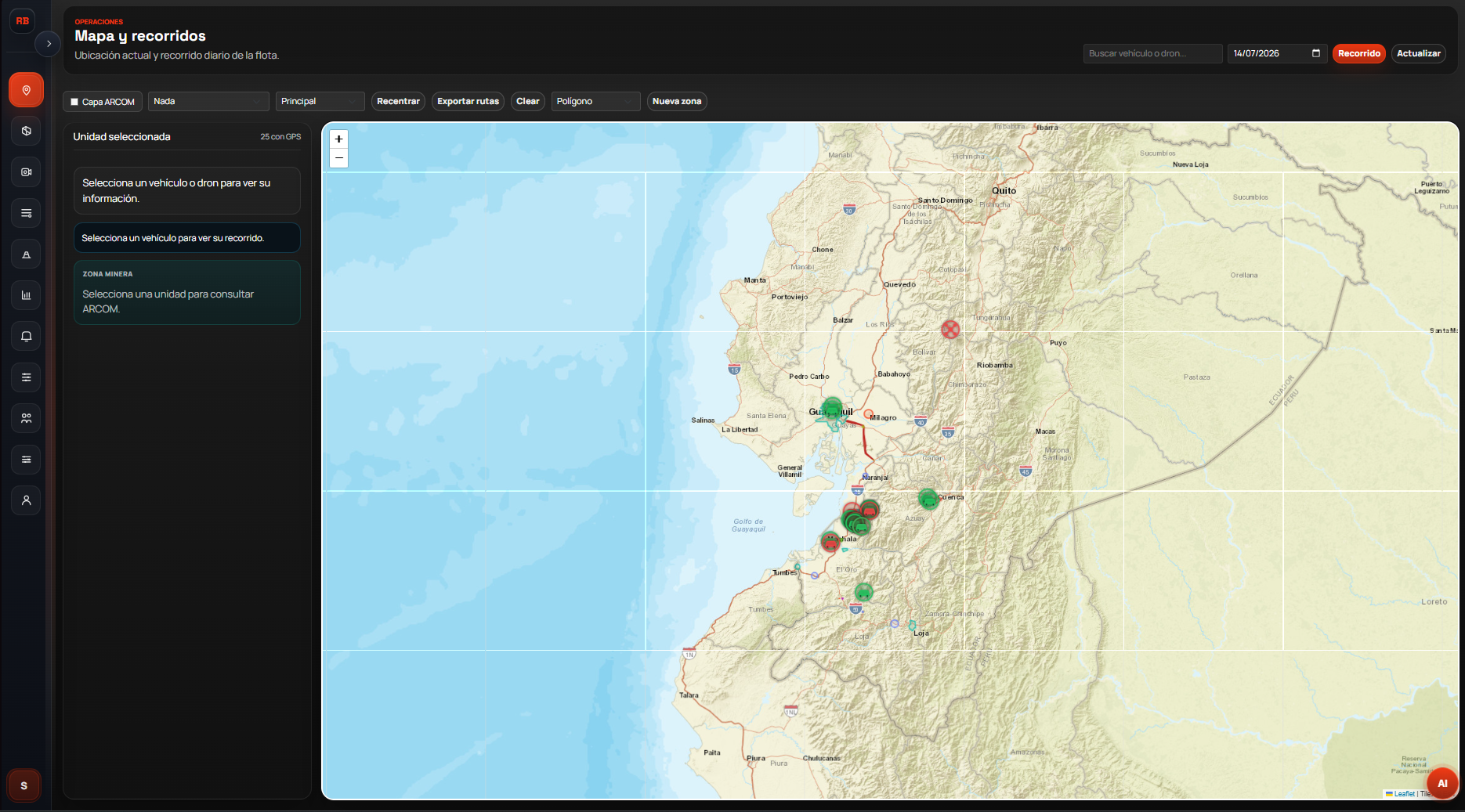 Monitoreo inteligente de flota